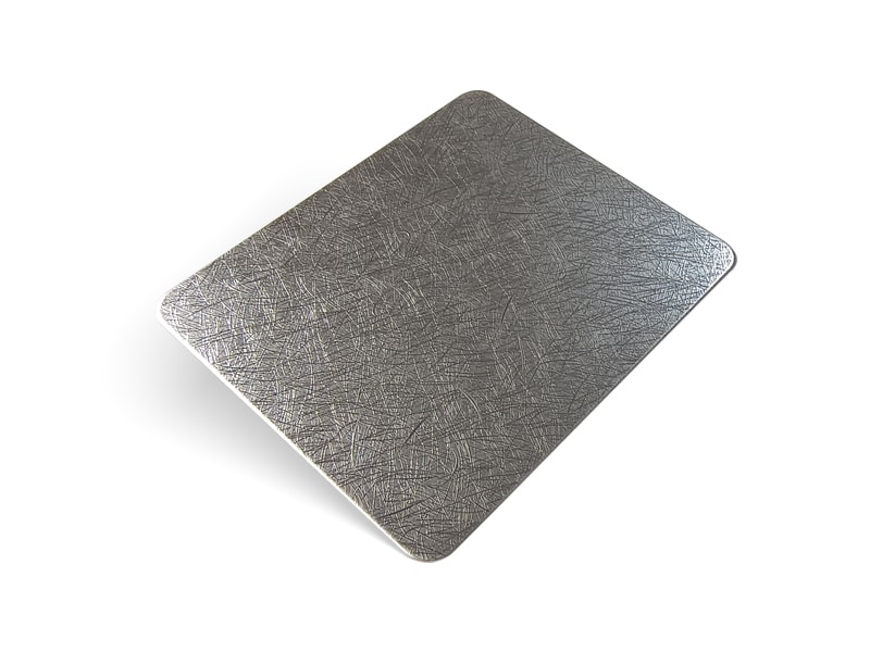 Vibrating Lines Embossed Finish Stainless Steel Sheet