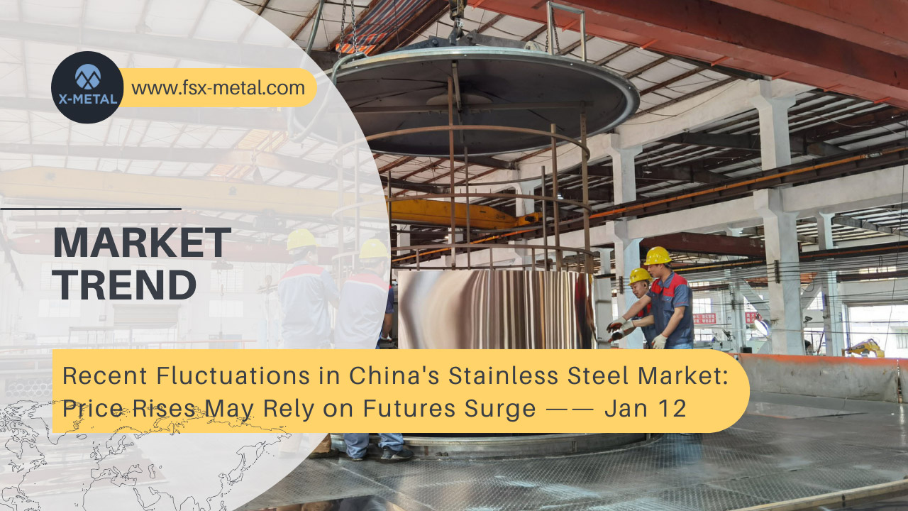 Recent Fluctuations in China's Stainless Steel Market: Price Rises May Rely on Futures Surge —— Jan 12